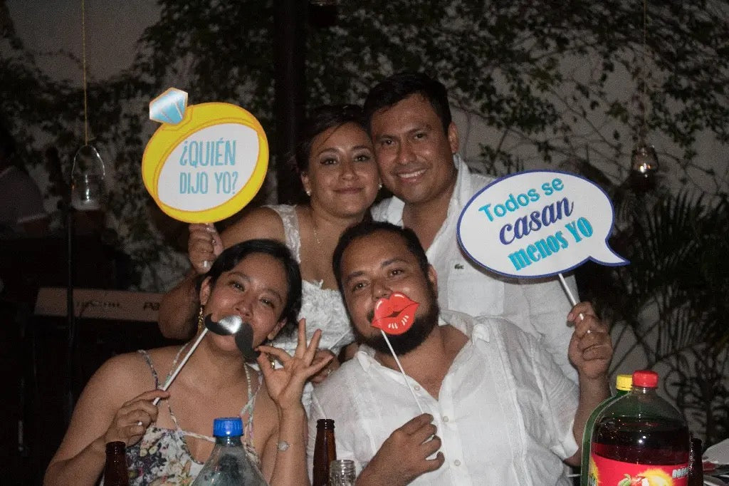 Paquete # 2 con 11 Letreros Selfie para Boda