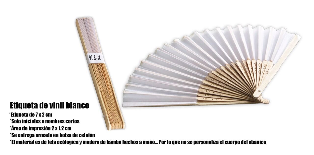 Abanico para XV años Personalizado - Mod. 545 Naranja | Festiboda