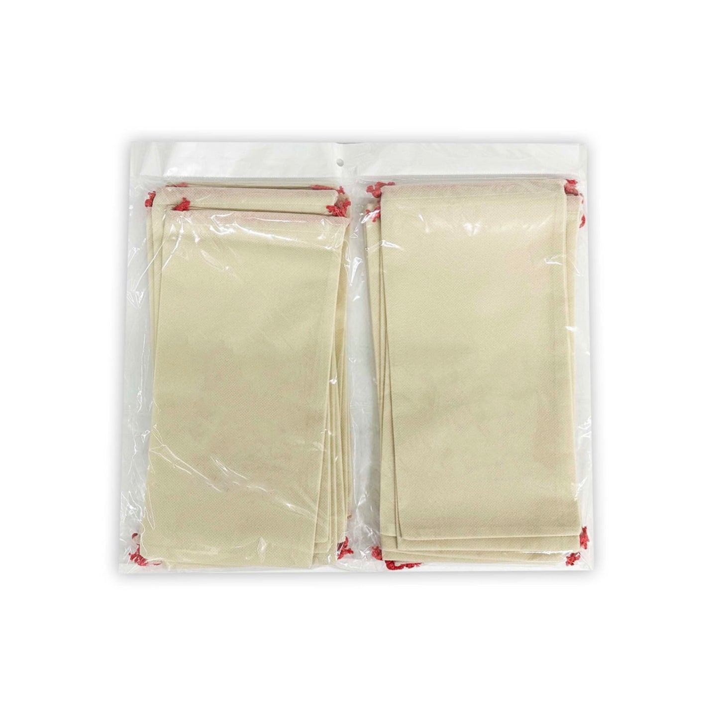 Kit Anticruda Beige Liso Paquete 20 pzas –Empacado en Bolsa Blí