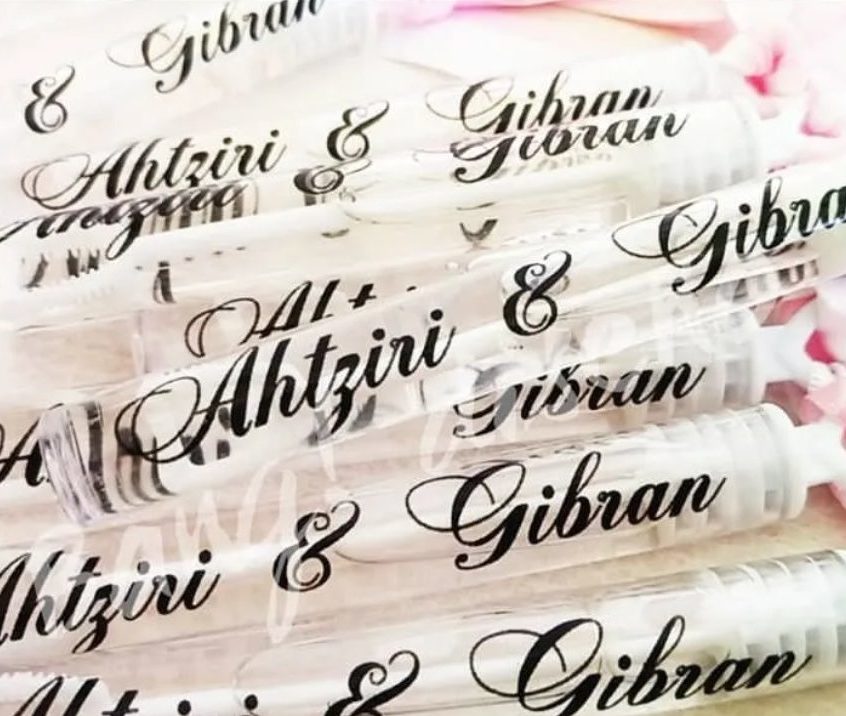 Burbujero Totalmente Personalizado para Boda