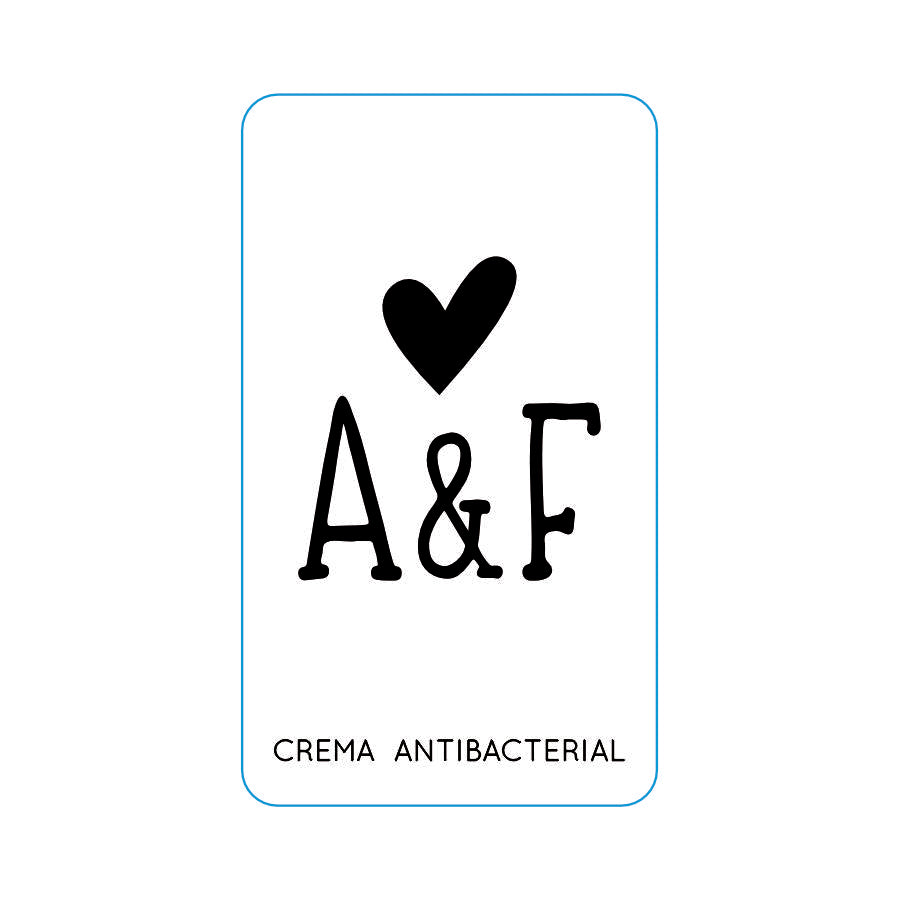 Gel Antibacterial ó Crema para Boda Personalizado Mod. 1 Corazón