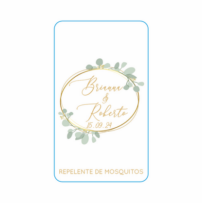 Repelente para Boda Personalizado – Mod. 100 anillo floral 💍