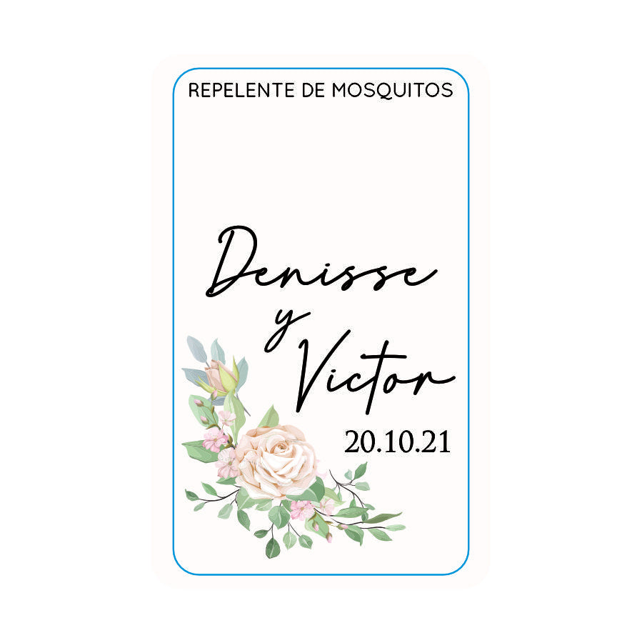 Repelente para Boda Personalizado – Mod. 20 Las rosas 💍