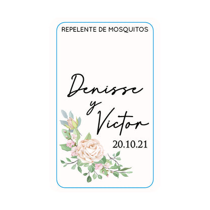 Repelente para Boda Personalizado – Mod. 20 Las rosas 💍