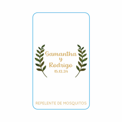 Repelente para Boda Personalizado – Mod. 108 Simple espigal 💍