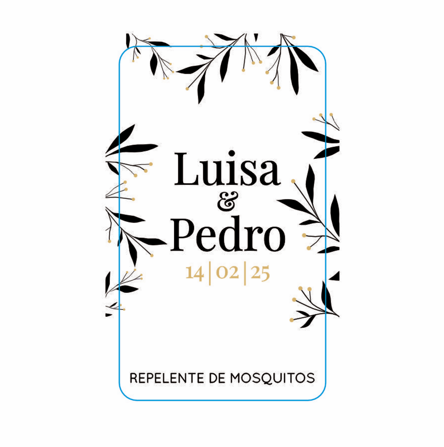 Repelente para Boda Personalizado – Mod. 109 Todos lados 💍