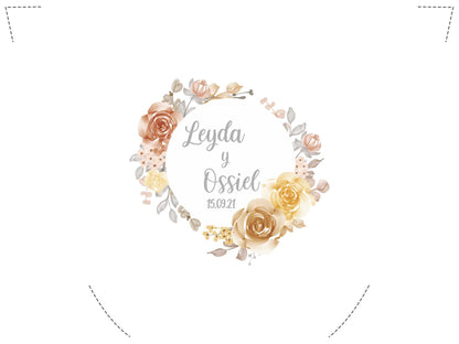 Pantufla Full Color Mod 185 Puras flores | Festiboda