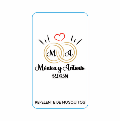 Repelente para Boda Personalizado – Mod. 112 Viva el amor 💍