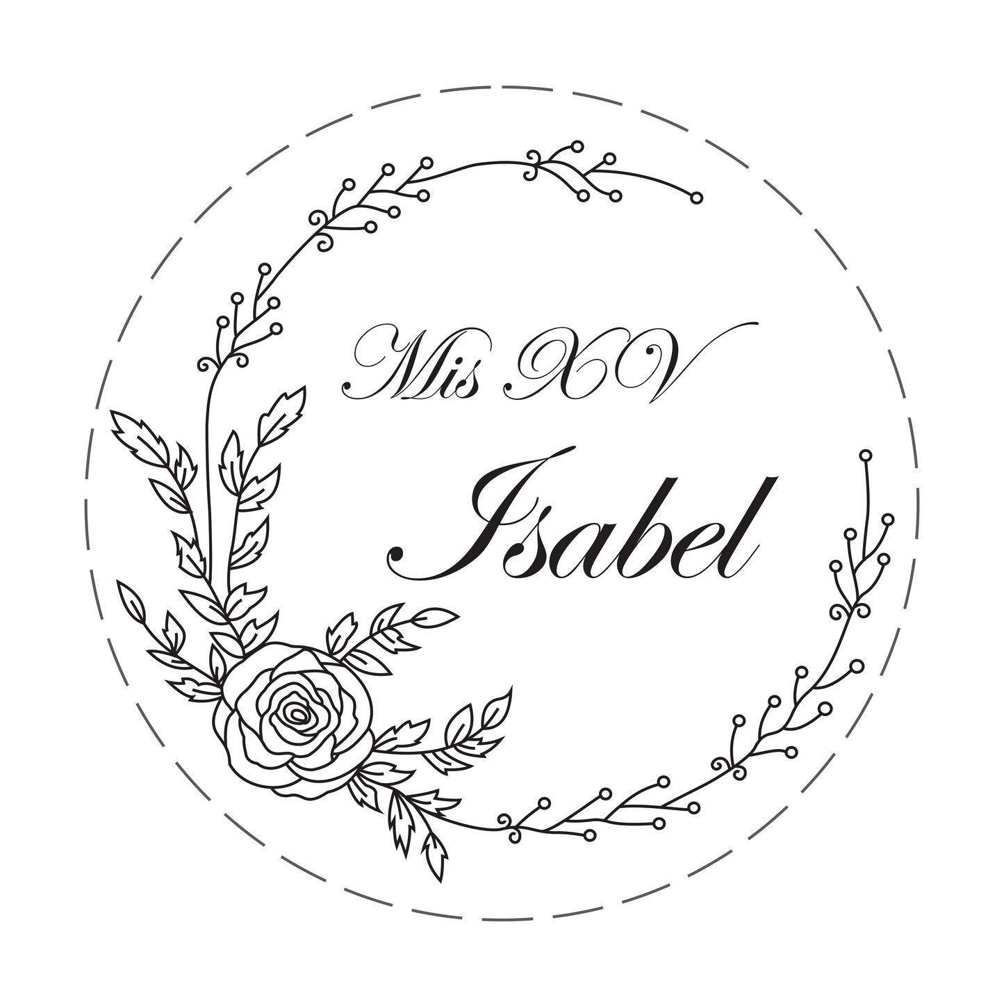 Cilindro para boda - Mod. 158 Media Flor 💍 | Festiboda