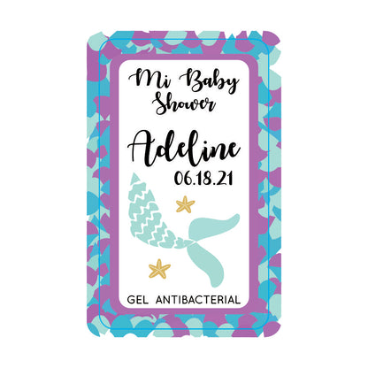 Gel Antibacterial ó Crema para Fiesta Baby Shower Bautizo Perzona