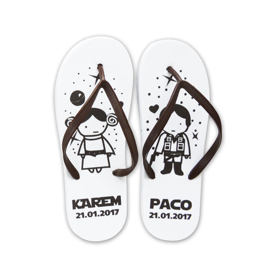 Sandalia Mod 125 Pareja Espacial 🩴 | Festiboda