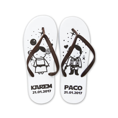 Sandalia Mod 125 Pareja Espacial 🩴 | Festiboda