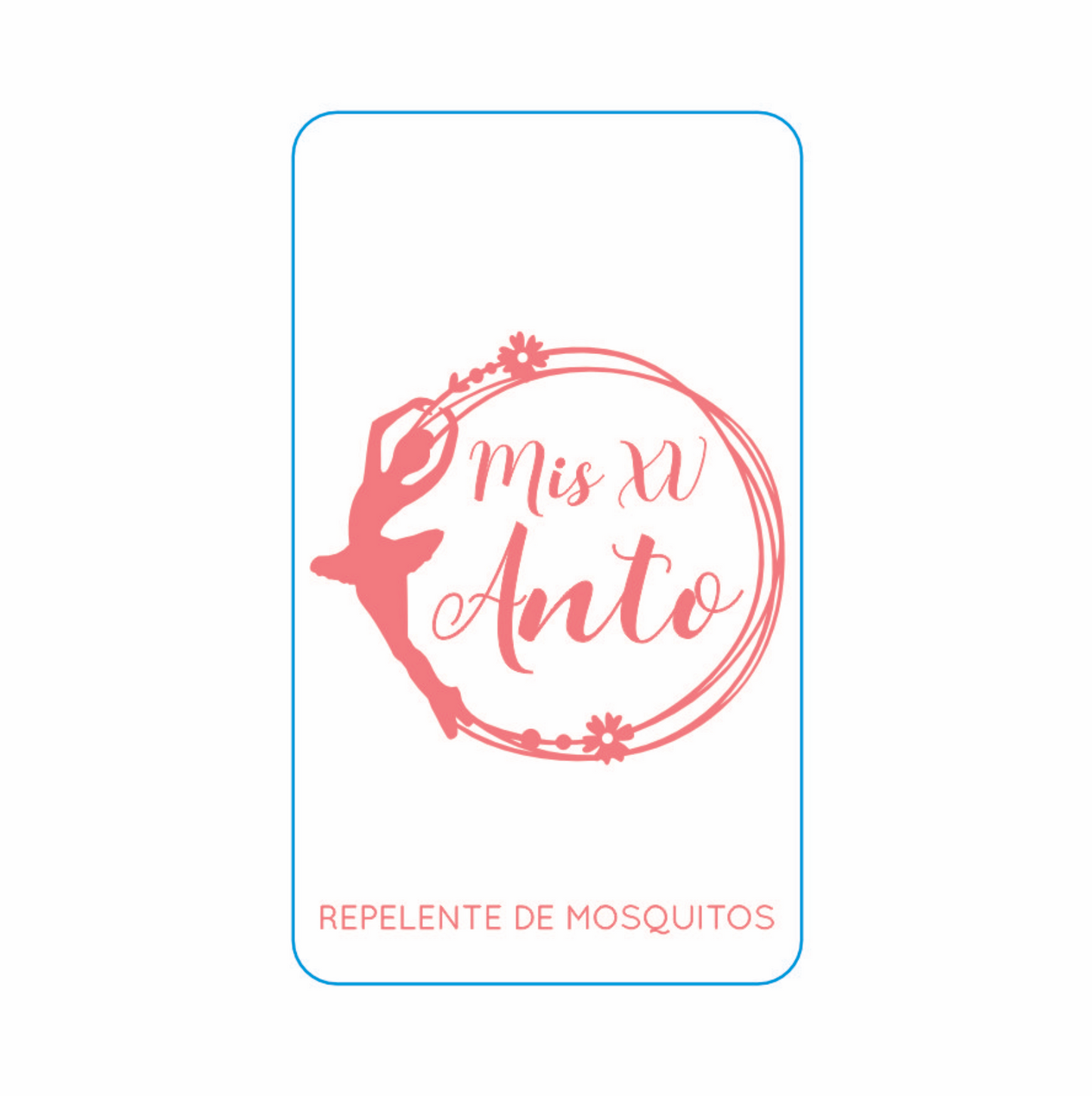 Repelente para XV Años Personalizado – Mod. #12 Bailarina 🦟