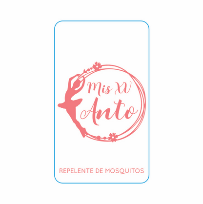 Repelente para XV Años Personalizado – Mod. #12 Bailarina 🦟