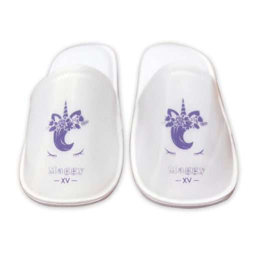 Pantufla Mod 143 Flores Unicornio | Festiboda