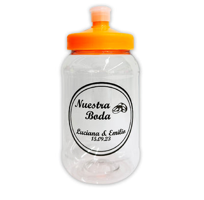 Cilindro para boda - Mod. 146 Argollas 💍 | Festiboda