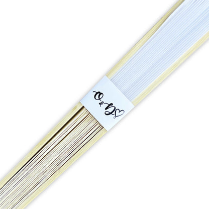 Abanico para Boda Personalizado -  Mod. 15 Siguiendo 💍 | Festibod