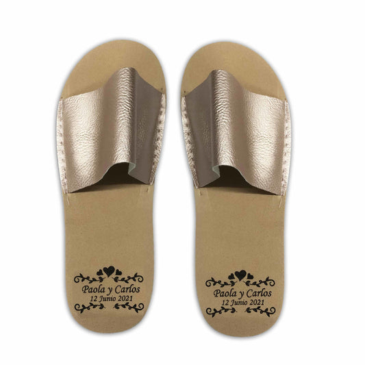Chancleta para boda - Mod.16 Corazones 💍 | Festiboda