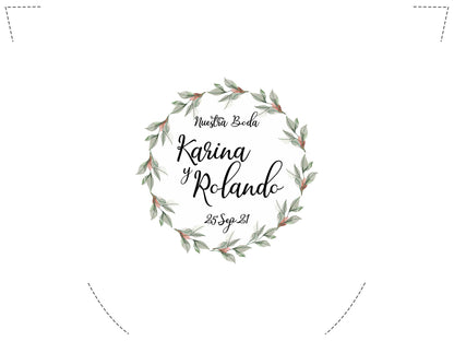 Pantufla Full Color Mod 178 Espinas verdes | Festiboda