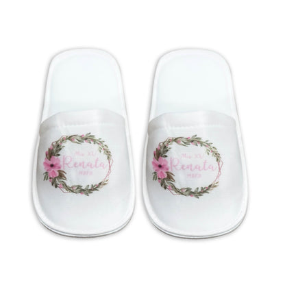 Pantufla Full Color Mod 174 Hexagono Floral | Festiboda