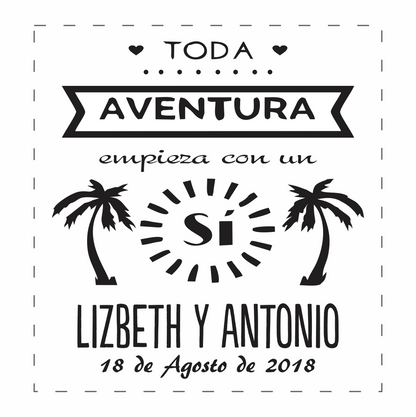 Cilindro para boda - Mod. 151 Aventura 💍 | Festiboda