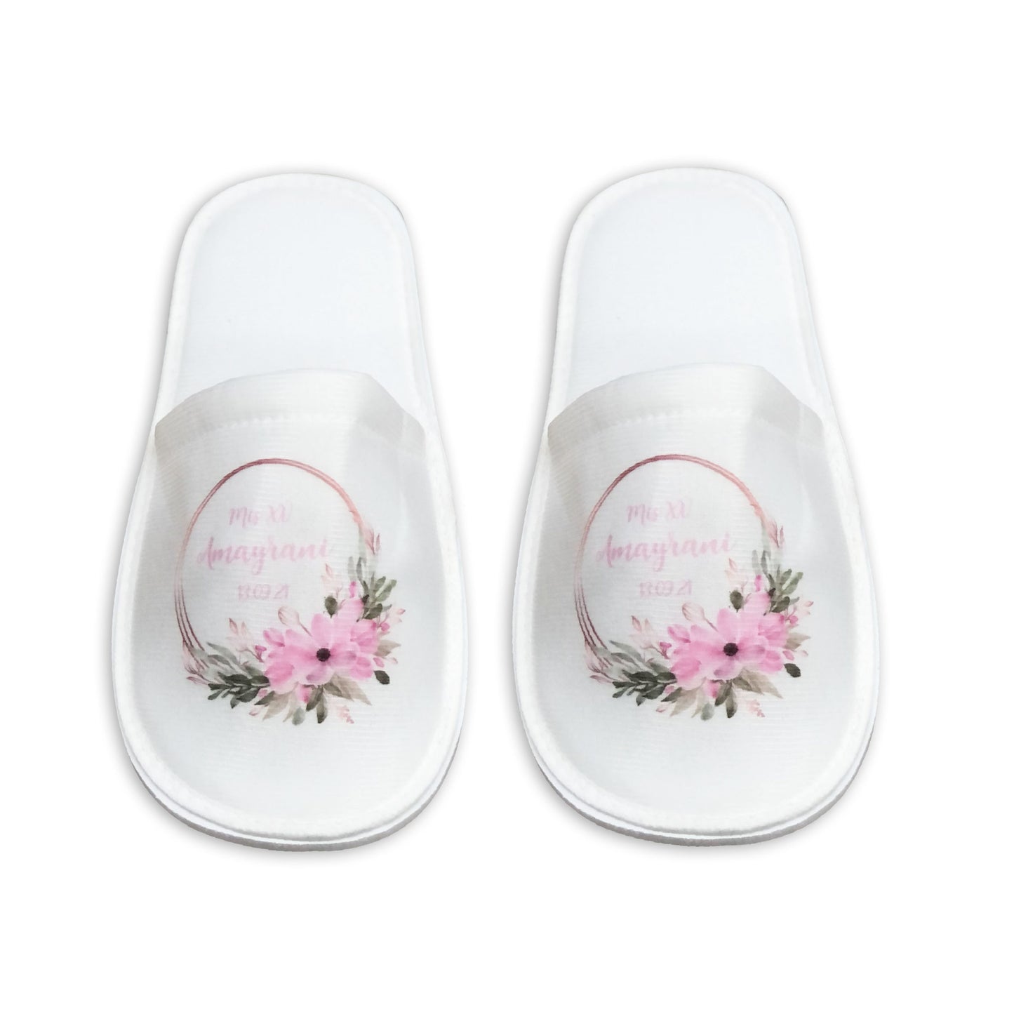 Pantufla Full Color Mod 183 Doble Circulo Rosado | Festiboda