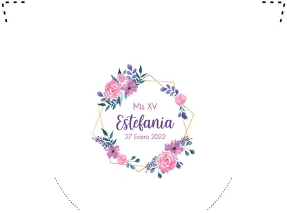 Pantufla Full Color Mod 199 Ramos Hexagonal | Festiboda