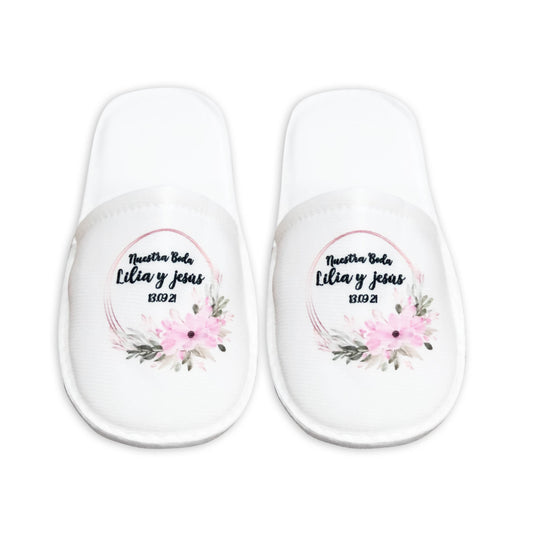 Pantufla Full Color Mod 196 Oro rosado | Festiboda