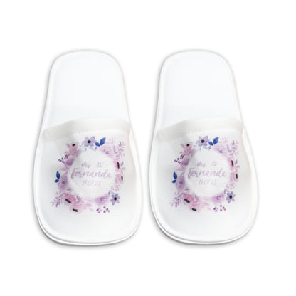 Pantufla Full Color Mod 198 Morados | Festiboda