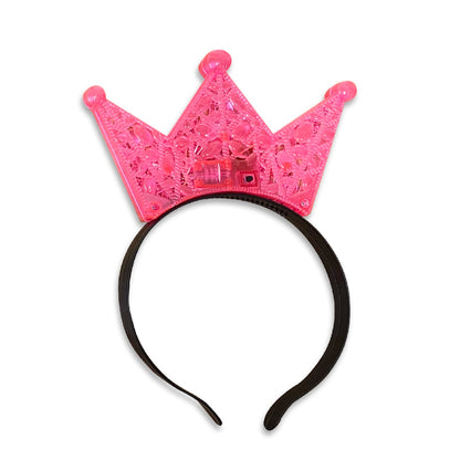 Diadema Corona REY LUMINOSA Paquete 12 pzas | Festiboda