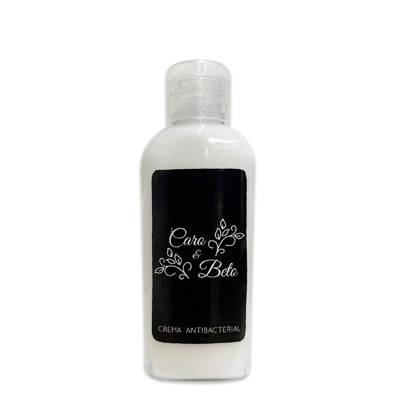 Gel Antibacterial ó Crema para Boda Personalizado Mod. 23 Blanco