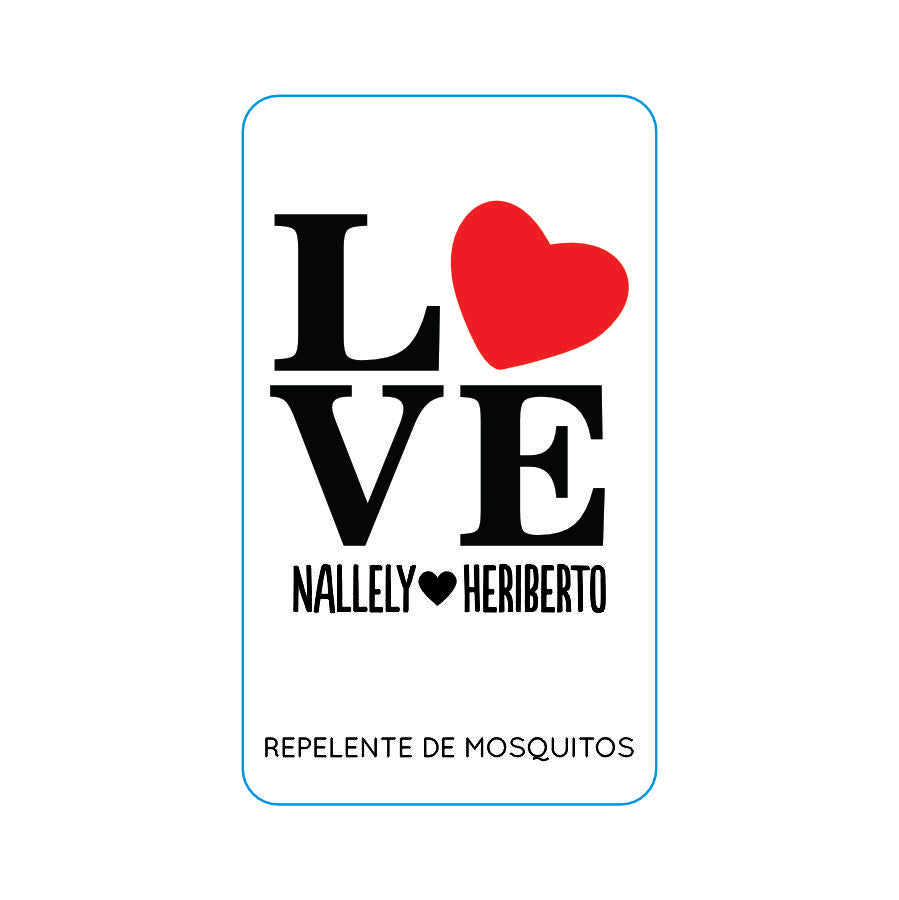 Repelente para Boda Personalizado – Mod. 19 Love 💍 | Festiboda