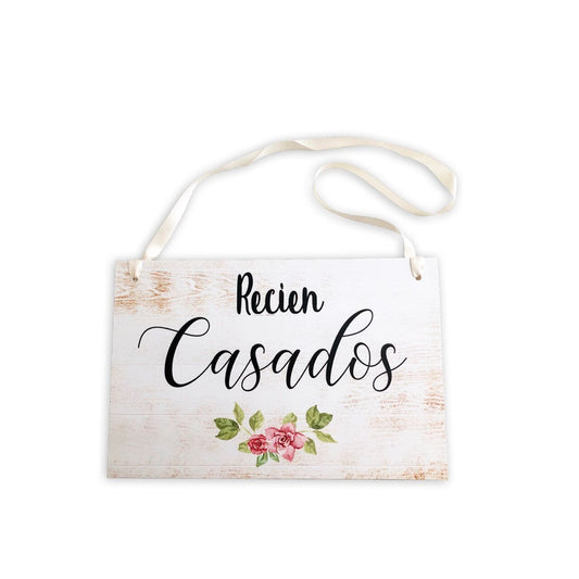 Letrero para Paje Mod.4 Recién Casados