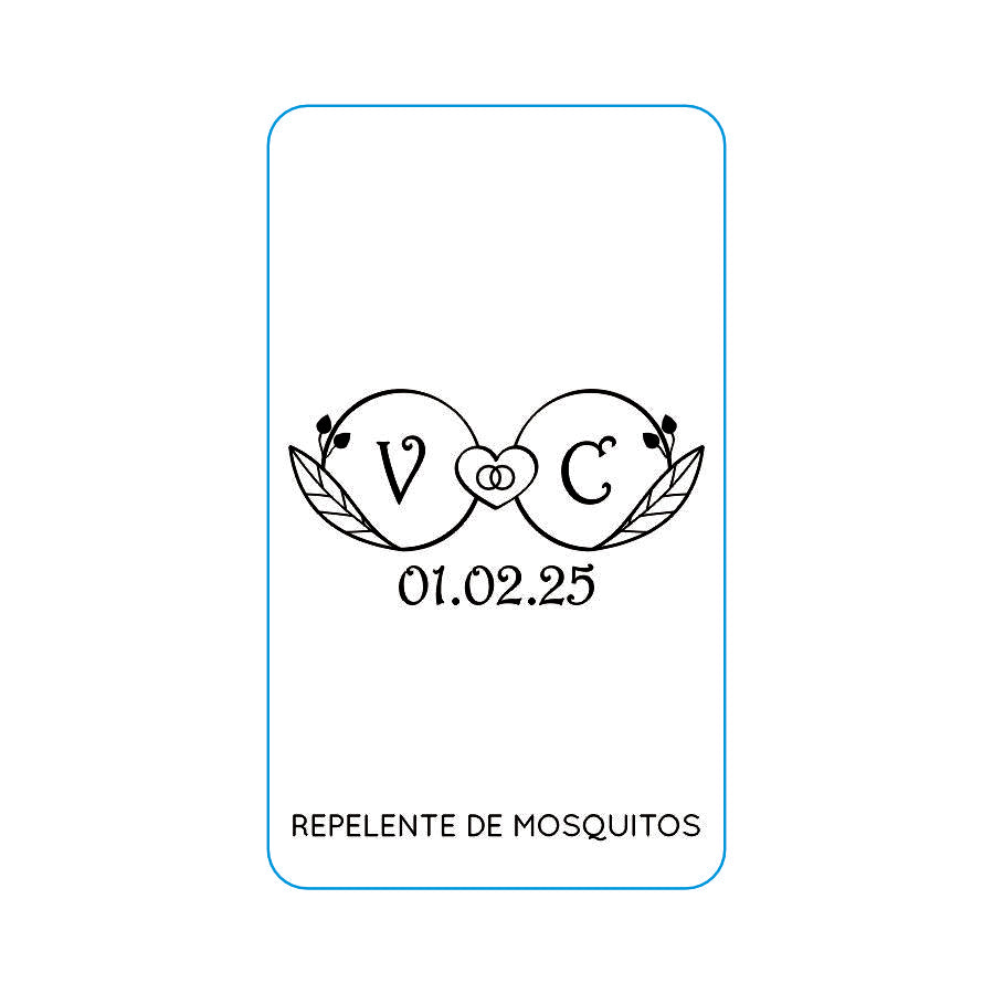 Repelente para Boda Personalizado – Mod. 38 Circulo 💍 | Festiboda