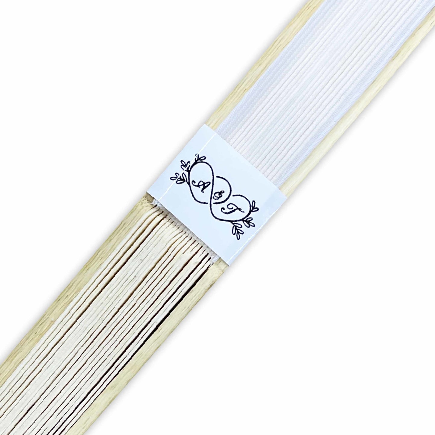 Abanico para Boda Personalizado -  Mod. 30 Infinito Corazón 💍