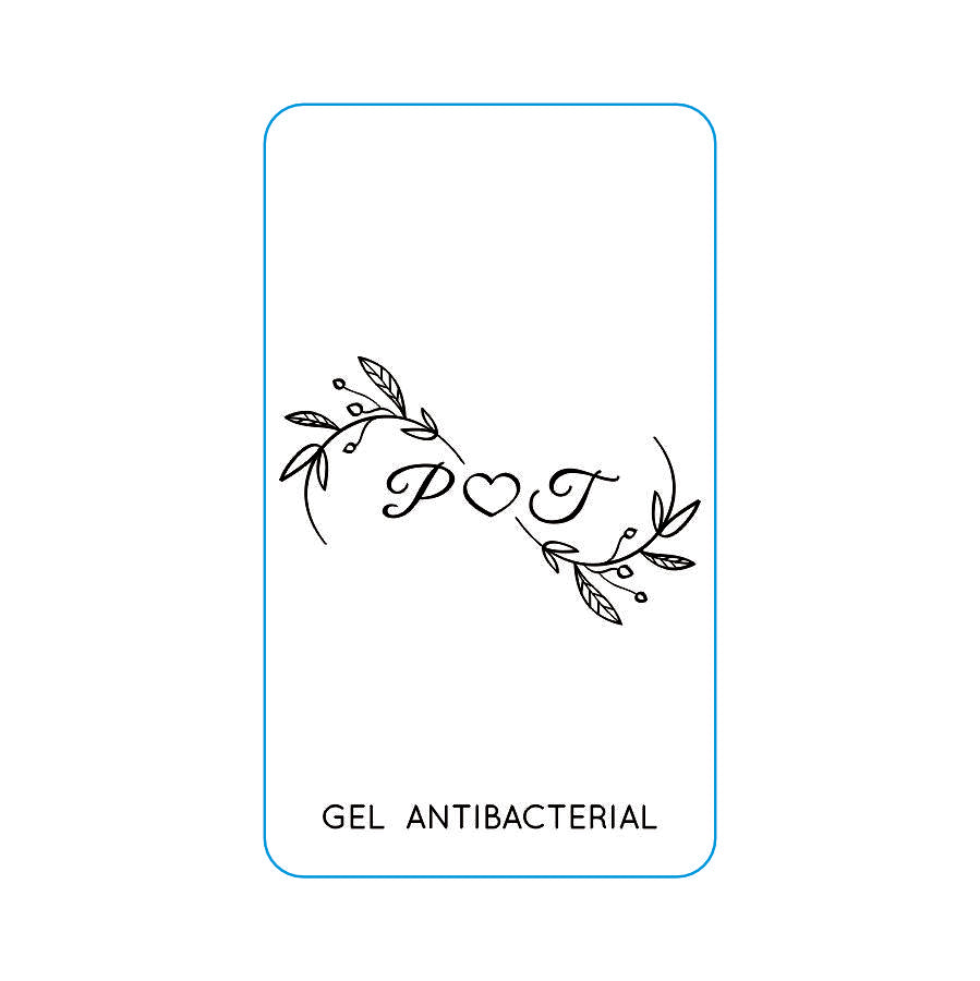 Gel Antibacterial ó Crema para Boda Personalizado Mod. 36 Rama y