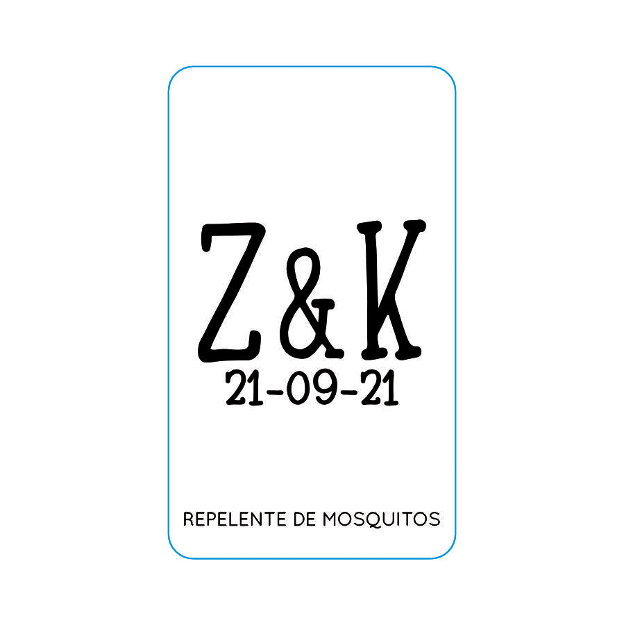 Repelente para Boda Personalizado – Mod. 14 Clásico 💍 | Festiboda