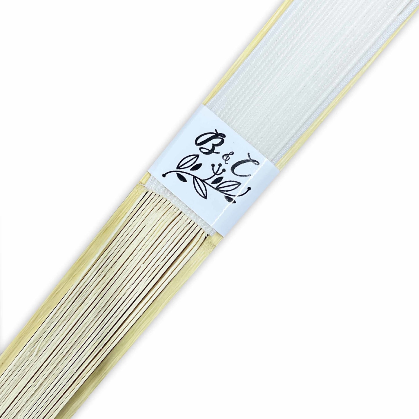 Abanico para Boda Personalizado -  Mod. 38 Rama Curva 💍