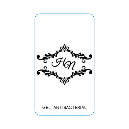 Gel Antibacterial ó Crema para Boda Personalizado Mod. 39 Borde 💍