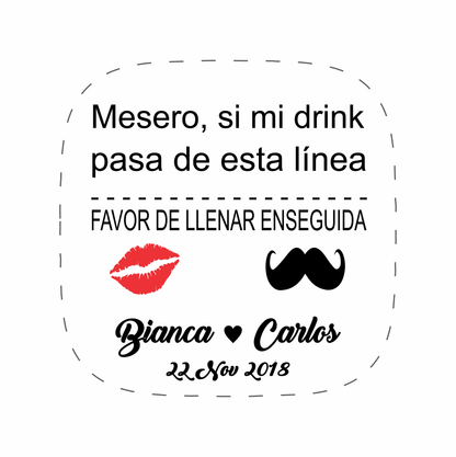 Cilindro para boda - Mod. 42 Si mi Drink 💍 | Festiboda