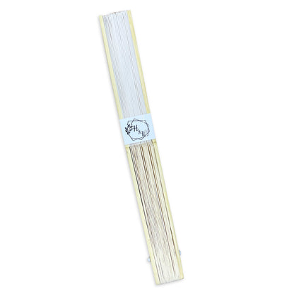 Abanico para Boda Personalizado -  Mod. 40 Hexágono Floral 💍