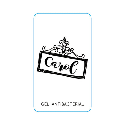 Gel Antibacterial ó Crema para XV Años Personalizado Mod. 24 Marc