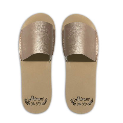 Chancleta para XV años - Mod.43 Hojitas Mis XV 🩴 | Festiboda