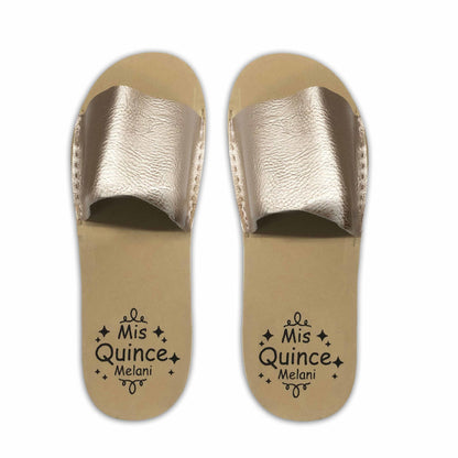 Chancleta para XV años - Mod.44 Destellos 🩴 | Festiboda