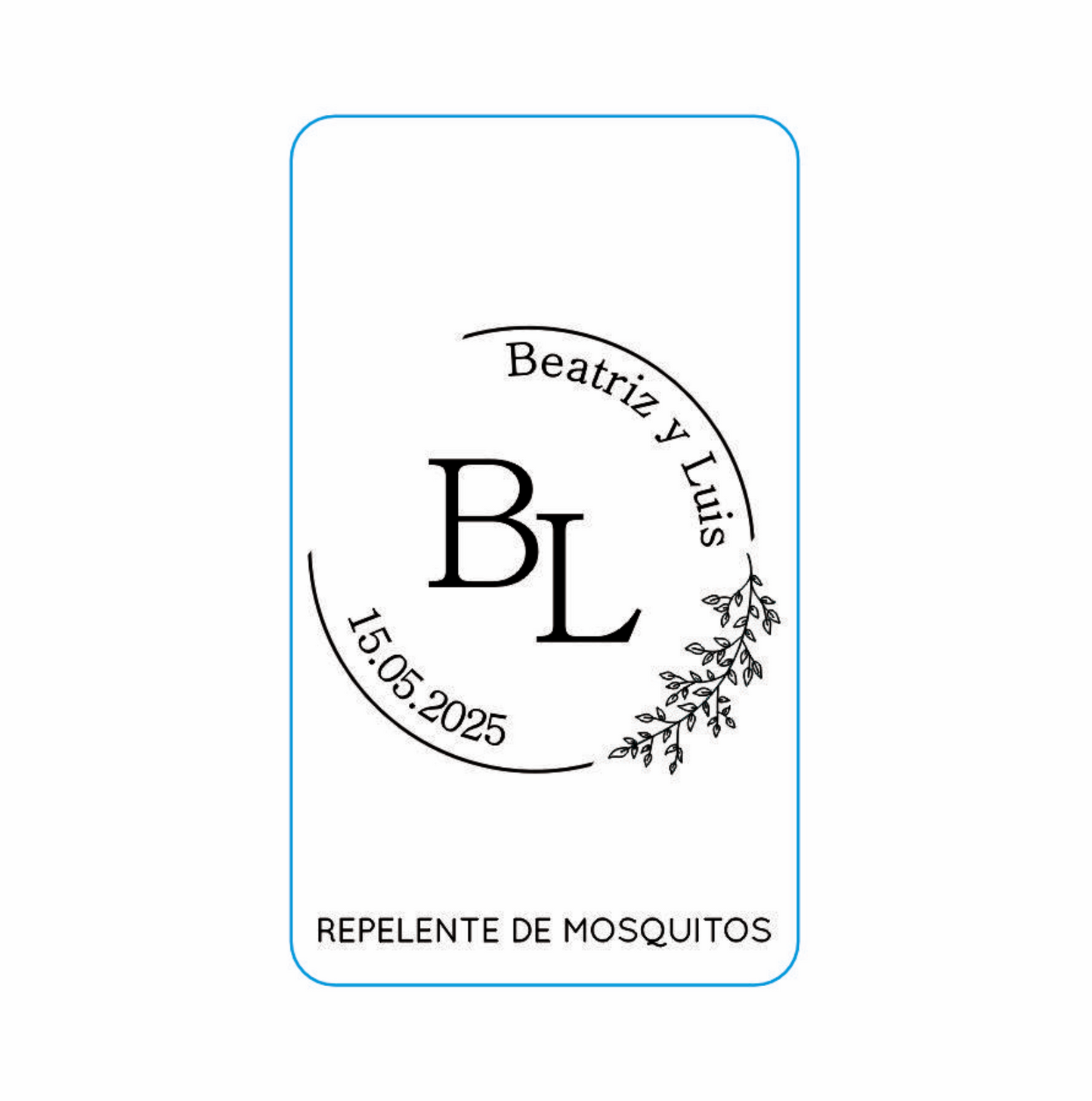 Repelente para Boda Personalizado – Mod. 44 Historia 💍 | Festibod