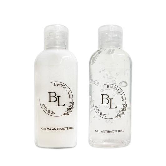 Gel Antibacterial ó Crema para Boda Personalizado – Mod. 44 Histo