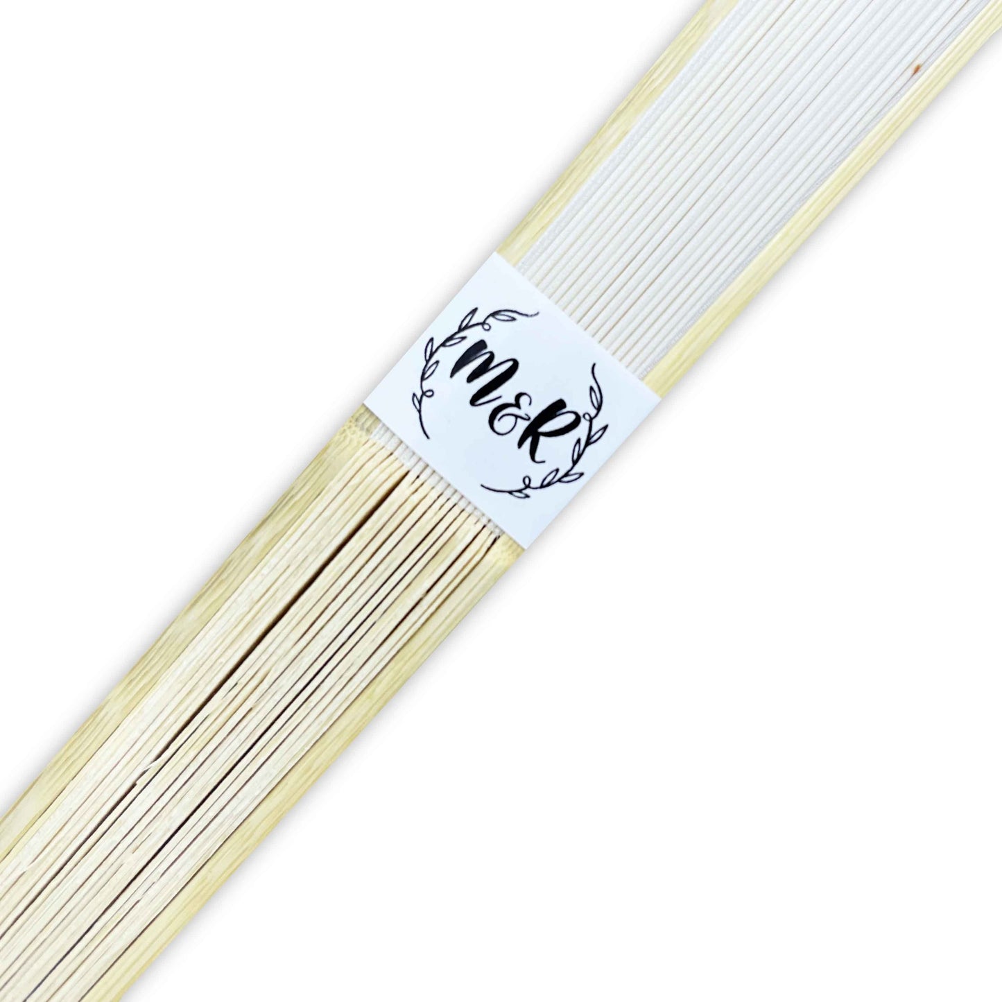 Abanico para Boda Personalizado -  Mod. 46 Medio Circulo 💍