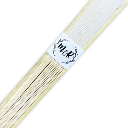 Abanico para Boda Personalizado -  Mod. 46 Medio Circulo 💍