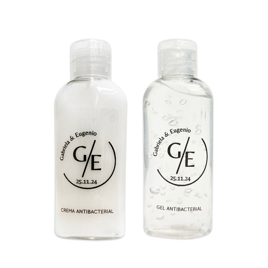 Gel Antibacterial ó Crema para Boda Personalizado – Mod. 46 Media