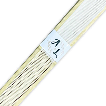 Abanico para Boda Personalizado -  Mod. 47 Espiga Dorada 💍